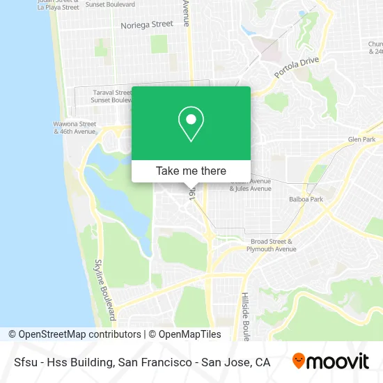 Sfsu - Hss Building map