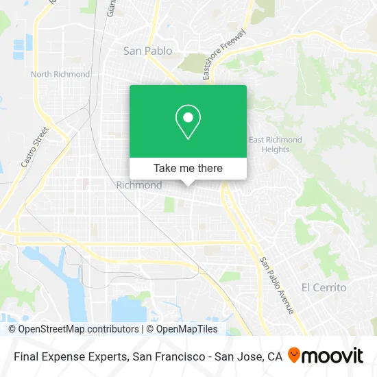 Final Expense Experts map