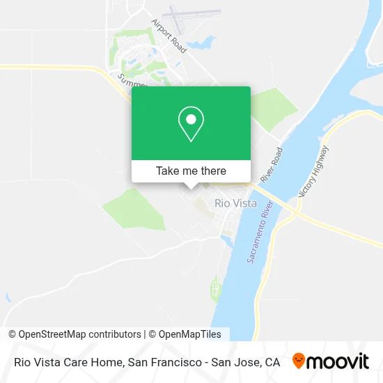Rio Vista Care Home map
