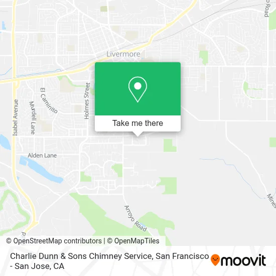 Charlie Dunn & Sons Chimney Service map