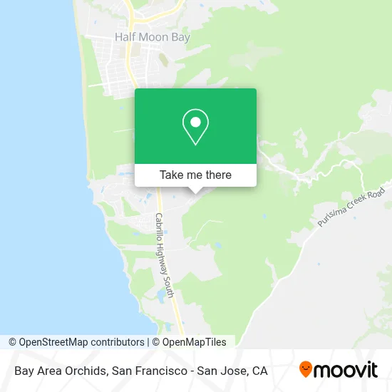 Bay Area Orchids map