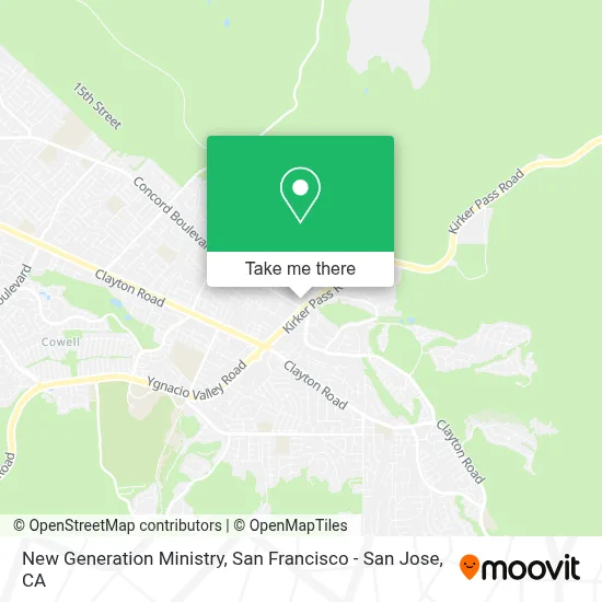 New Generation Ministry map