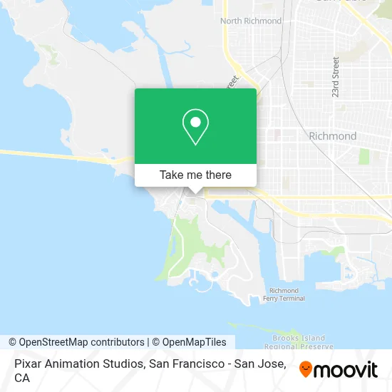Pixar Animation Studios map