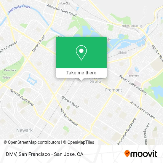DMV map