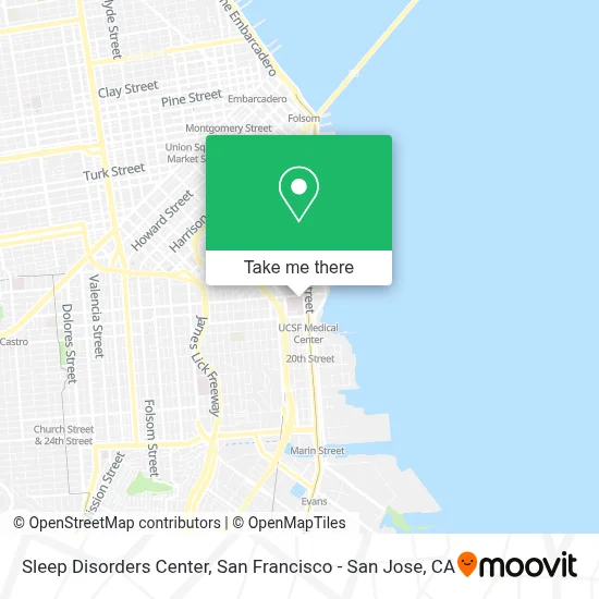 Sleep Disorders Center map