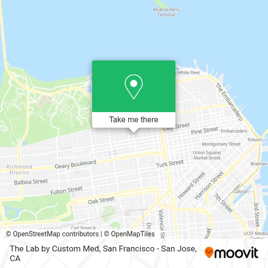 The Lab by Custom Med map