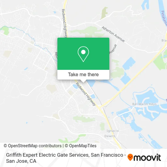 Griffith Expert Electric Gate Services map