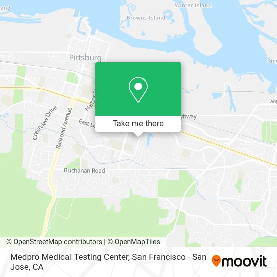 Medpro Medical Testing Center map