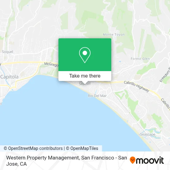 Western Property Management map
