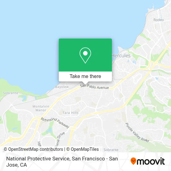 National Protective Service map