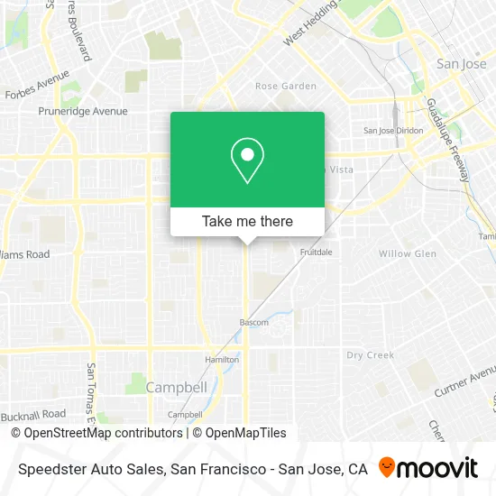 Speedster Auto Sales map