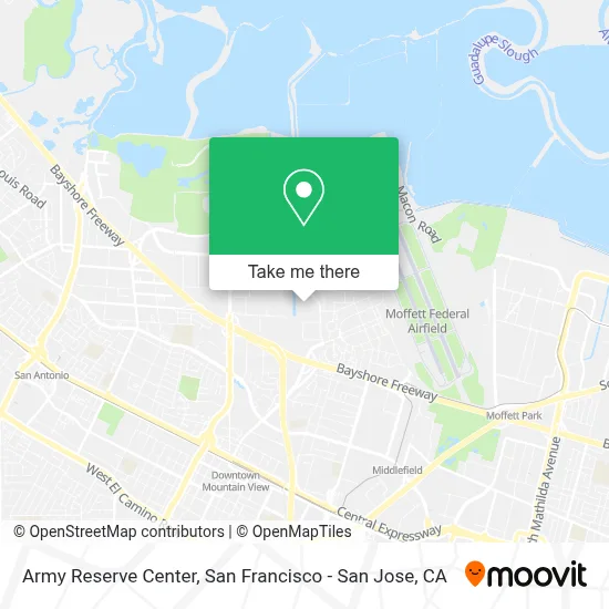 Army Reserve Center map