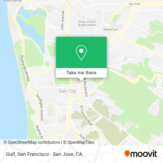 Gulf map