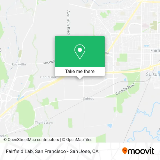 Fairfield Lab map