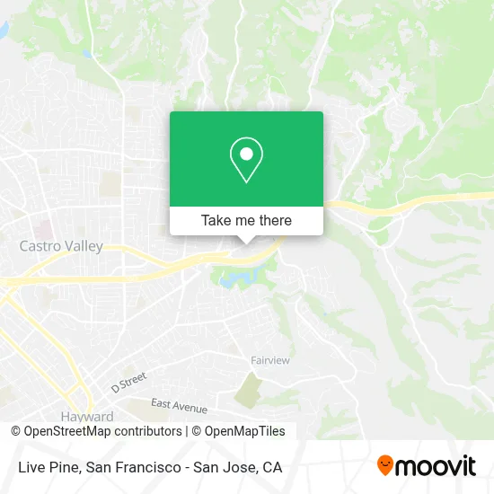 Live Pine map