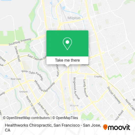 Healthworks Chiropractic map