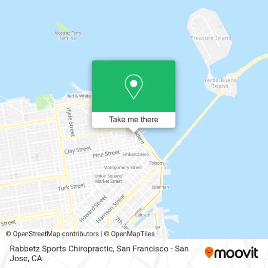 Rabbetz Sports Chiropractic map