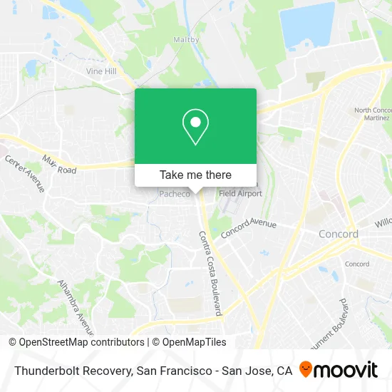 Thunderbolt Recovery map