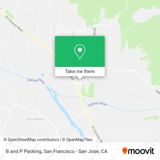 B and P Packing map