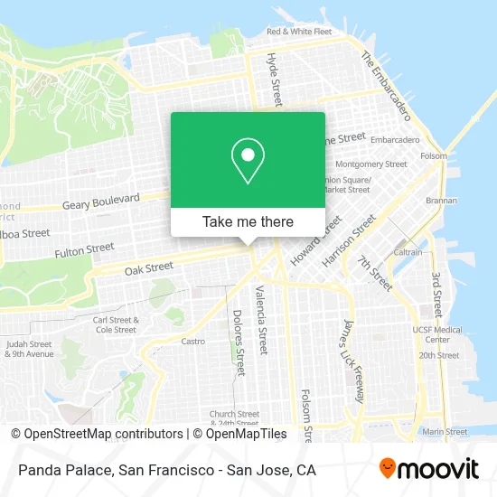 Panda Palace map