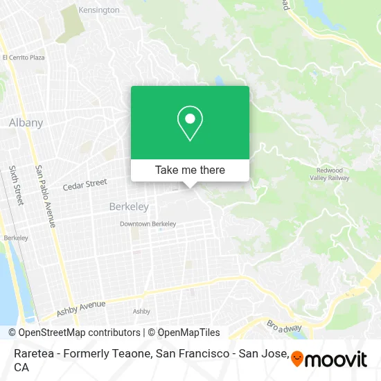 Raretea - Formerly Teaone map