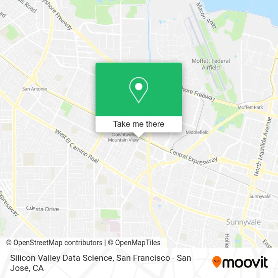 Silicon Valley Data Science map