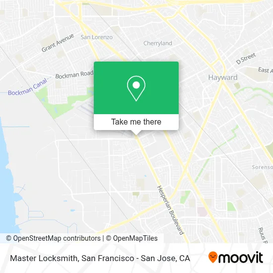 Master Locksmith map