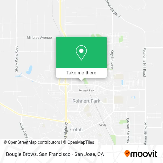 Bougie Brows map