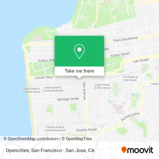 Opencities map
