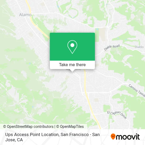 Ups Access Point Location map