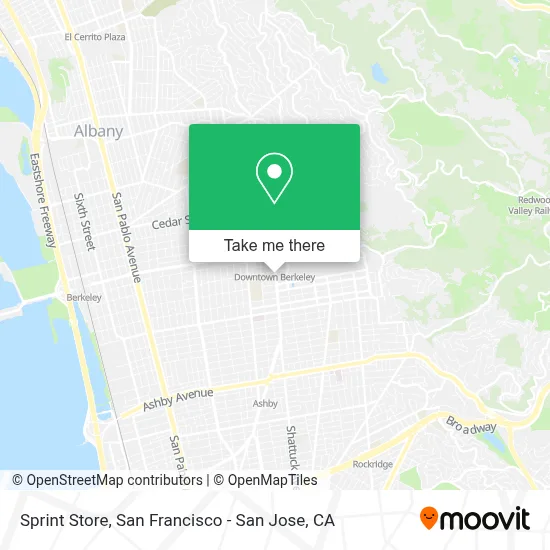 Sprint Store map