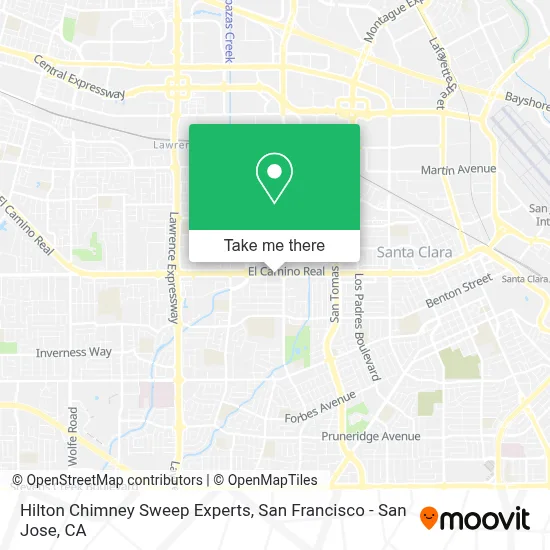 Hilton Chimney Sweep Experts map