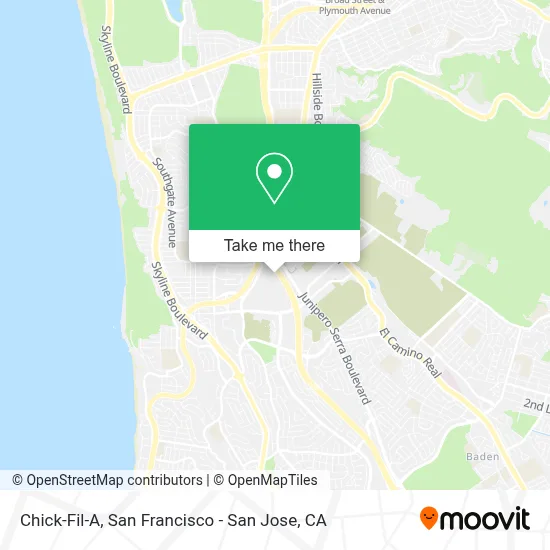 Chick-Fil-A map