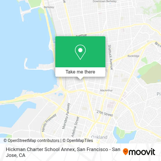 Hickman Charter School Annex map