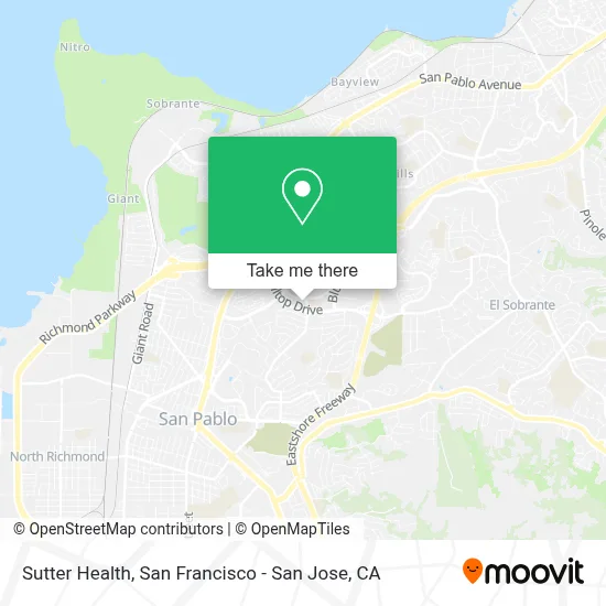 Sutter Health map