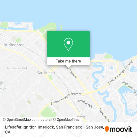 Lifesafer Ignition Interlock map