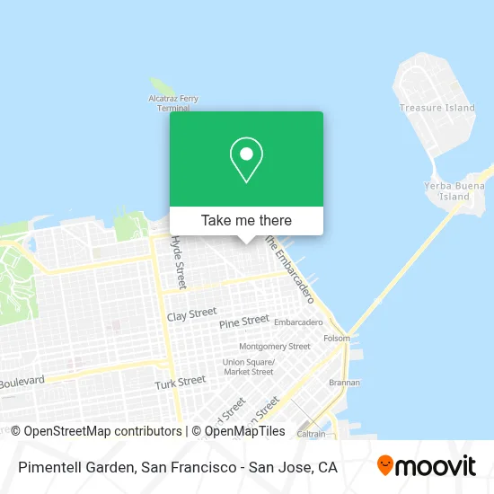 Pimentell Garden map