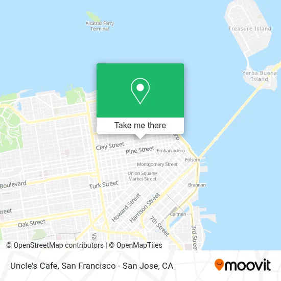 Uncle's Cafe map