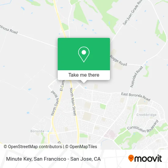 Minute Key map