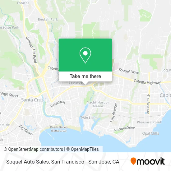 Soquel Auto Sales map