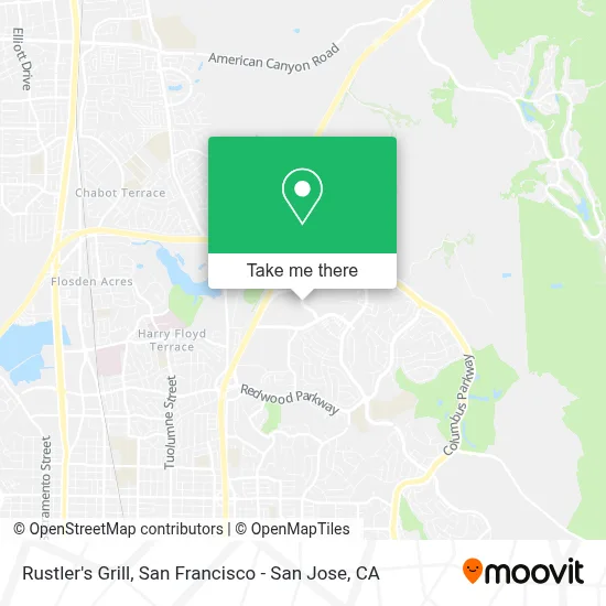 Rustler's Grill map