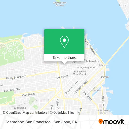 Cosmobox map