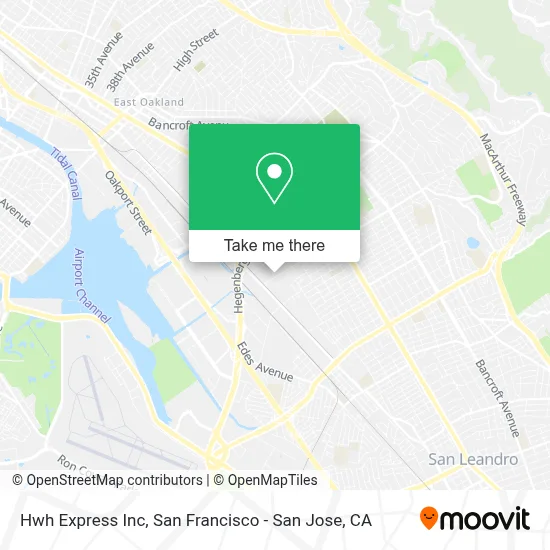 Hwh Express Inc map