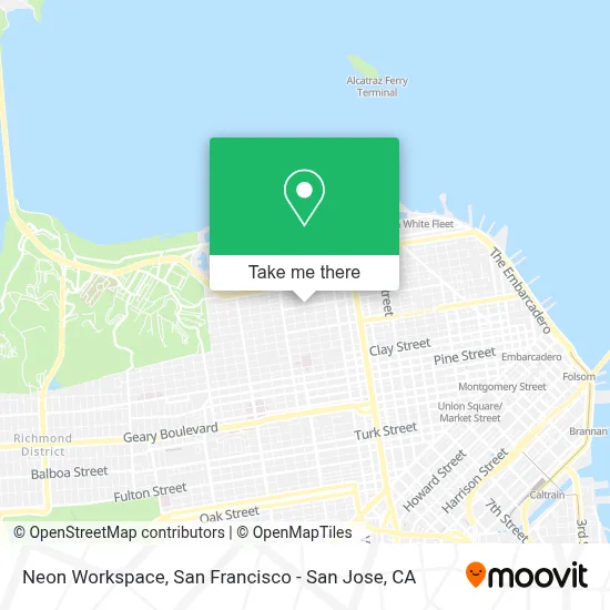 Neon Workspace map