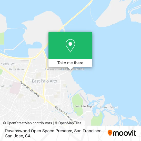 Ravenswood Open Space Preserve map