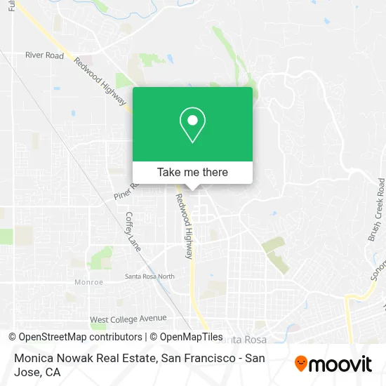 Monica Nowak Real Estate map