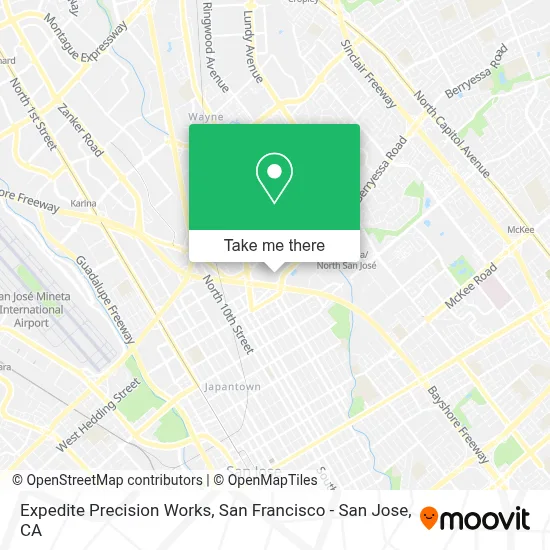 Expedite Precision Works map