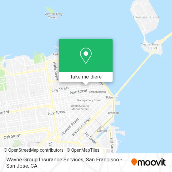 Wayne Group Insurance Services map