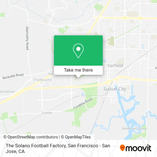 The Solano Football Factory map