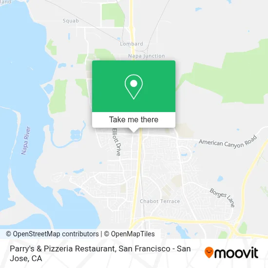 Parry's & Pizzeria Restaurant map